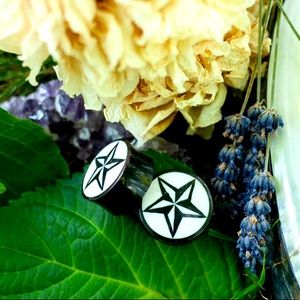 Nautical Star Acrylic Ear Plugs